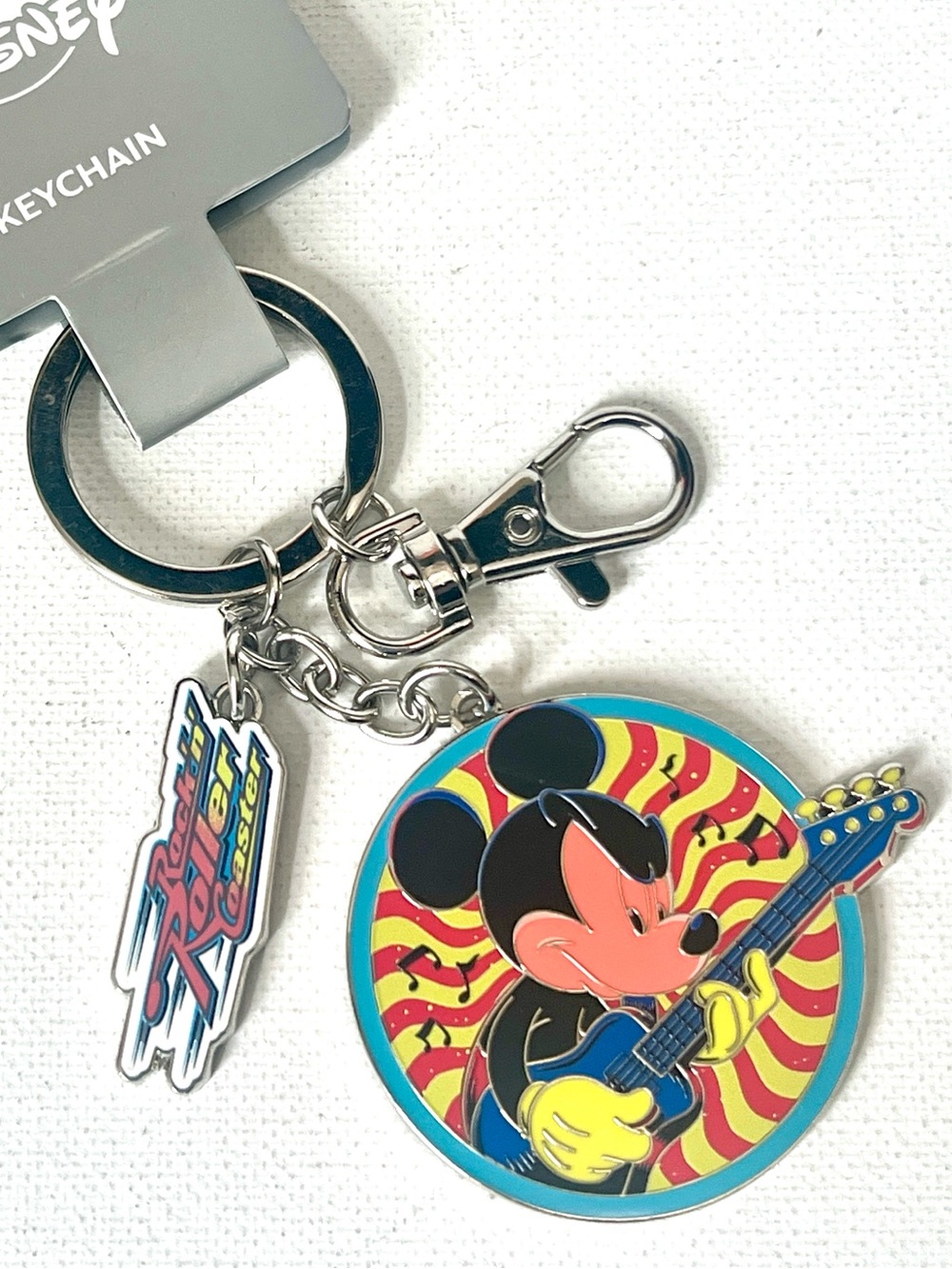 NWT Rock ‘n’ Roller Coaster Keychain Bag Charm from Disney’s Hollywood Studios
